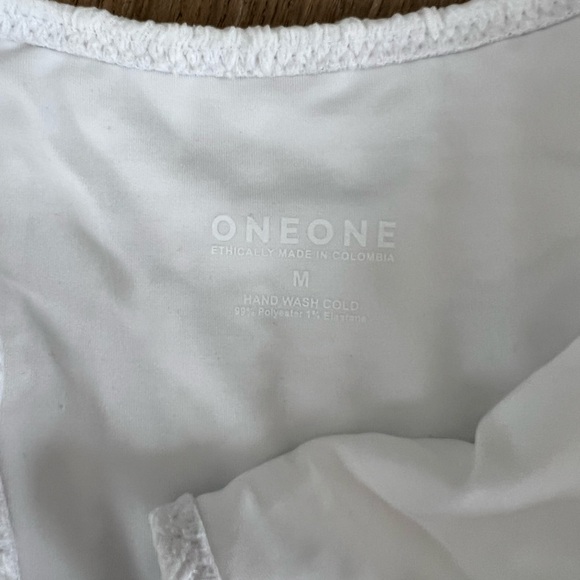 White Ribbed Bikini Bottom - Picture 7 of 10